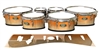 Tama Marching Tenor Drum Slips - Maple Woodgrain Orange Fade (Orange)