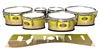 Tama Marching Tenor Drum Slips - Maple Woodgrain Yellow Fade (Yellow)