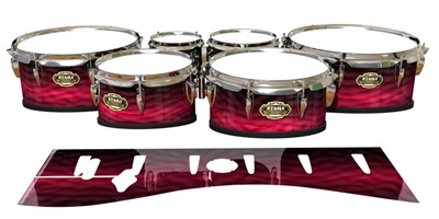 Tama Marching Tenor Drum Slips - Molten Pink (Pink)