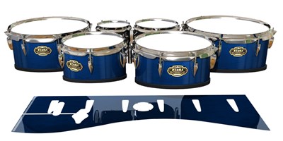Tama Marching Tenor Drum Slips - Navy Blue Stain (Blue)