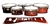 Tama Marching Tenor Drum Slips - Red Light Rays (Themed)