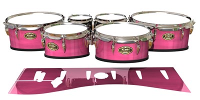 Tama Marching Tenor Drum Slips - Sunset Stain (Pink)