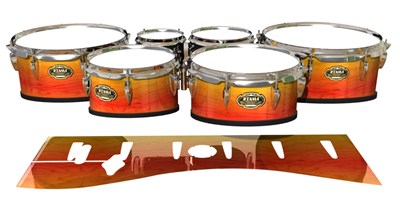 Tama Marching Tenor Drum Slips - Sunshine Stain (Orange) (Yellow)