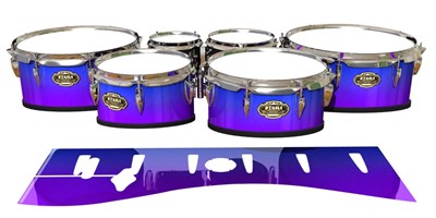 Tama Marching Tenor Drum Slips - Ultra Marine (Blue) (Purple)
