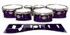 Tama Marching Tenor Drum Slips - Wave Brush Strokes Purple and Black (Purple)