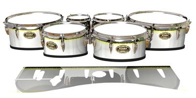 Tama Marching Tenor Drum Slips - White Dynamite (Neutral)