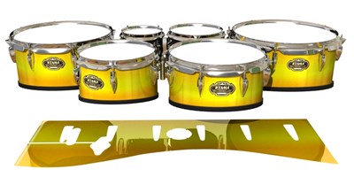 Tama Marching Tenor Drum Slips - Yellow Gold (Yellow)
