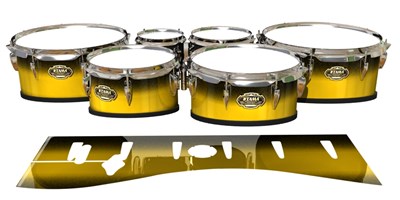 Tama Marching Tenor Drum Slips - Yellow Sting (Yellow)