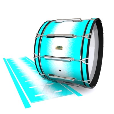 Yamaha 8200 Field Corps Bass Drum Slip - Aqua Wake (Aqua)