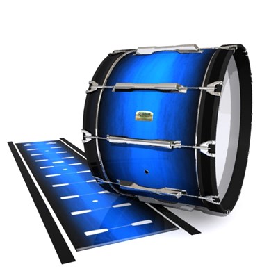 Yamaha 8200 Field Corps Bass Drum Slip - Azure Stain Fade (Blue)
