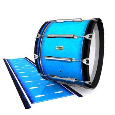 Yamaha 8200 Field Corps Bass Drum Slip - Bermuda Blue (Blue)