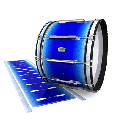 Yamaha 8200 Field Corps Bass Drum Slip - Blue Wonderland (Blue)