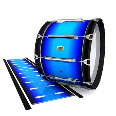 Yamaha 8200 Field Corps Bass Drum Slip - Bluez (Blue)