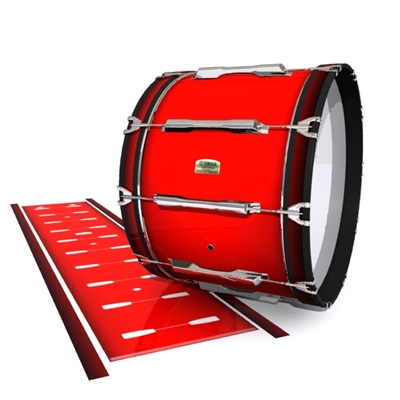 Yamaha 8200 Field Corps Bass Drum Slip - Cherry Pickin' Red (Red)