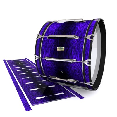 Yamaha 8200 Field Corps Bass Drum Slip - Electric Purple Rosewood (Purple)