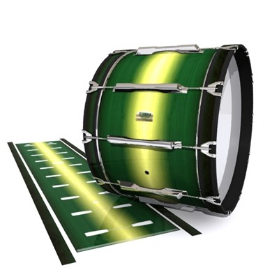Yamaha 8200 Field Corps Bass Drum Slip - Floridian Maple (Green) (Yellow)