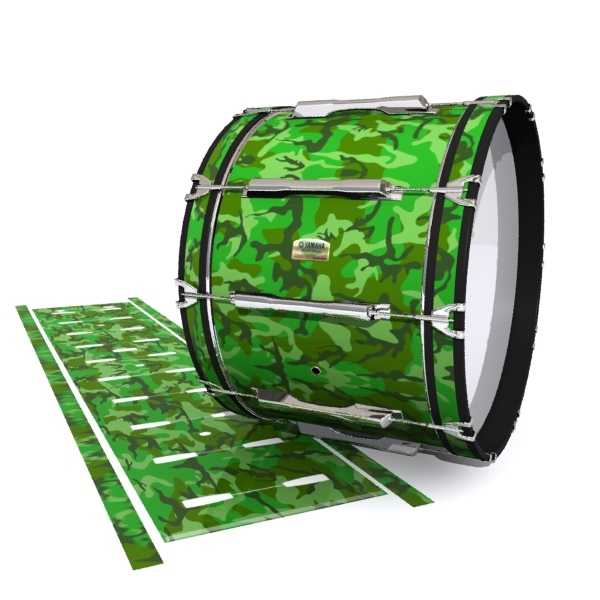 Yamaha 8200 Field Corps Bass Drum Slip - Forest Traditional Camouflage (Green)