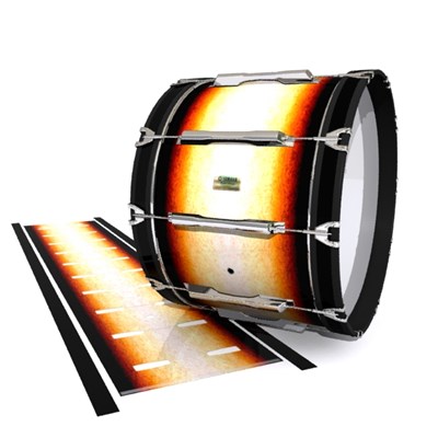 Yamaha 8200 Field Corps Bass Drum Slip - Historic Dawn (Orange)