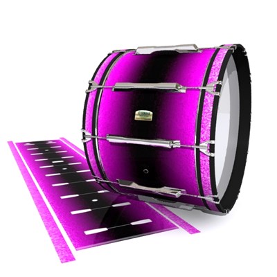 Yamaha 8200 Field Corps Bass Drum Slip - Imperial Purple Fade (Purple) (Pink)