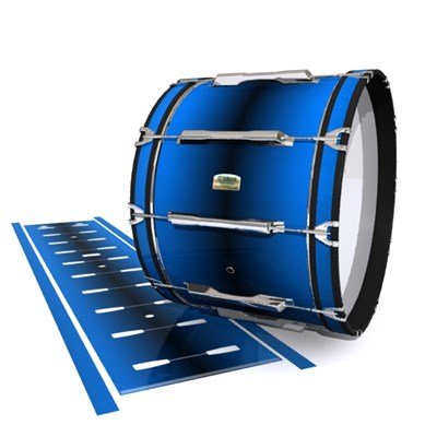 Yamaha 8200 Field Corps Bass Drum Slip - Into The Deep (Blue)