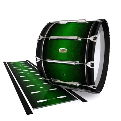 Yamaha 8200 Field Corps Bass Drum Slip - Midnight Forest (Green)