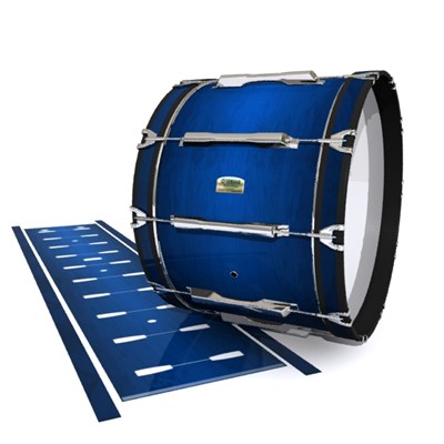 Yamaha 8200 Field Corps Bass Drum Slip - Navy Blue Stain (Blue)