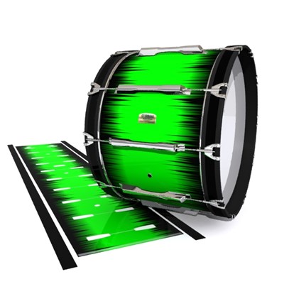 Yamaha 8200 Field Corps Bass Drum Slip - Nightbreak (Green)