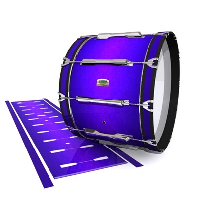 Yamaha 8200 Field Corps Bass Drum Slip - Smokey Purple Grain (Purple)