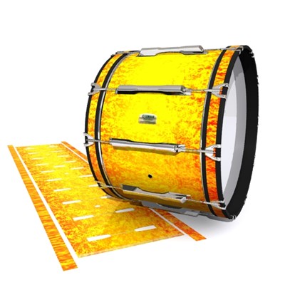 Yamaha 8200 Field Corps Bass Drum Slip - Sunleaf (Orange) (Yellow)