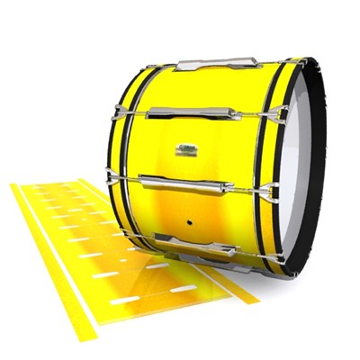 Yamaha 8200 Field Corps Bass Drum Slip - Yellow Gold (Yellow)