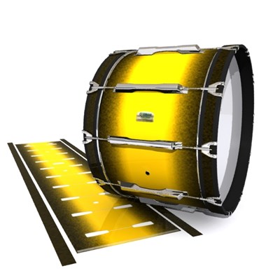 Yamaha 8200 Field Corps Bass Drum Slip - Yellow Sting (Yellow)