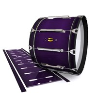 Yamaha 8300 Field Corps Bass Drum Slip - Black Cherry (Purple)