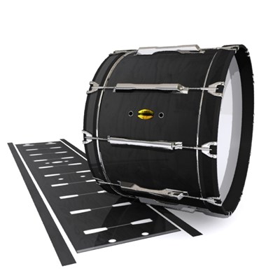 Yamaha 8300 Field Corps Bass Drum Slip - - Dark Grey Stain (Neutral)