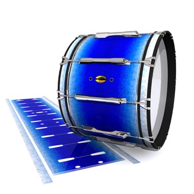 Yamaha 8300 Field Corps Bass Drum Slip - Blue Wonderland (Blue)