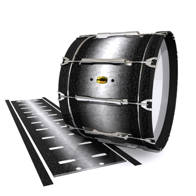 Yamaha 8300 Field Corps Bass Drum Slip - Burnout Black (Neutral)