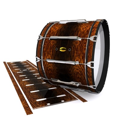 Yamaha 8300 Field Corps Bass Drum Slip - Caramel Rosewood (Neutral)