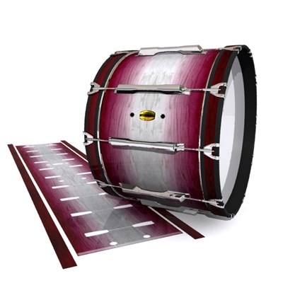 Yamaha 8300 Field Corps Bass Drum Slip - Cranberry Stain (Red)