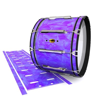 Yamaha 8300 Field Corps Bass Drum Slip - Purple Cosmic Glass (Purple)