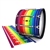 Yamaha 8300 Field Corps Bass Drum Slip - Rainbow Stripes (Themed)