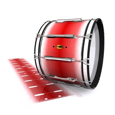 Yamaha 8300 Field Corps Bass Drum Slip - Red Blizzard (Red)