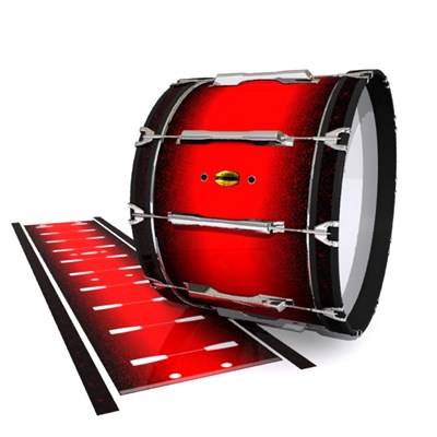 Yamaha 8300 Field Corps Bass Drum Slip - Super Dragon Red (Red)