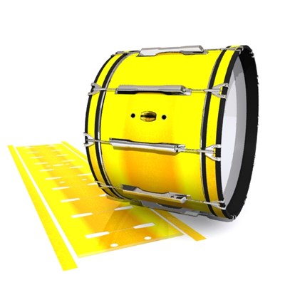 Yamaha 8300 Field Corps Bass Drum Slip - Yellow Gold (Yellow)