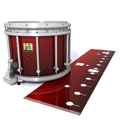 Yamaha 9200 Field Corps Snare Drum Slip - Apple Maple Fade (Red)