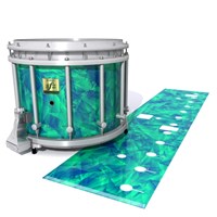 Yamaha 9200 Field Corps Snare Drum Slip - Aqua Cosmic Glass (Aqua)