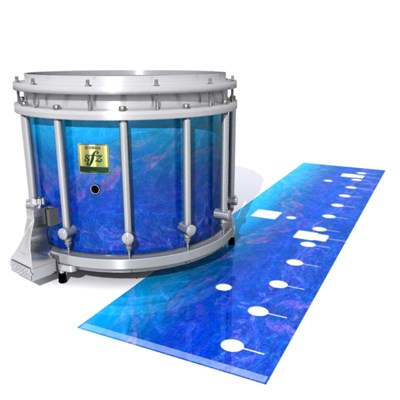 Yamaha 9200 Field Corps Snare Drum Slip - Aquatic Blue Fade (Blue)