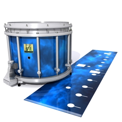 Yamaha 9200 Field Corps Snare Drum Slip - Blue Smokey Clouds (Themed)