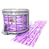 Yamaha 9200 Field Corps Snare Drum Slip - Chaos Brush Strokes Purple and White (Purple)
