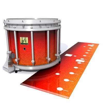 Yamaha 9200 Field Corps Snare Drum Slip - Coral Sunset (Orange)