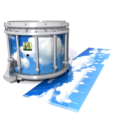 Yamaha 9200 Field Corps Snare Drum Slip - Cumulus Sky (Themed)