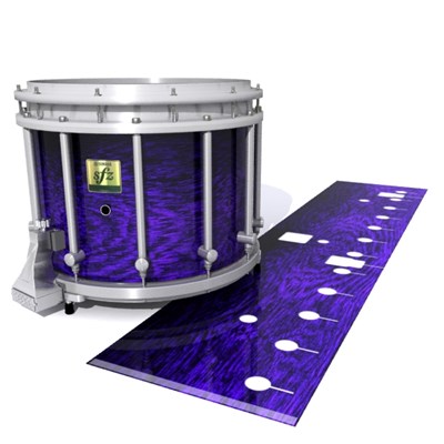 Yamaha 9200 Field Corps Snare Drum Slip - Electric Purple Rosewood (Purple)